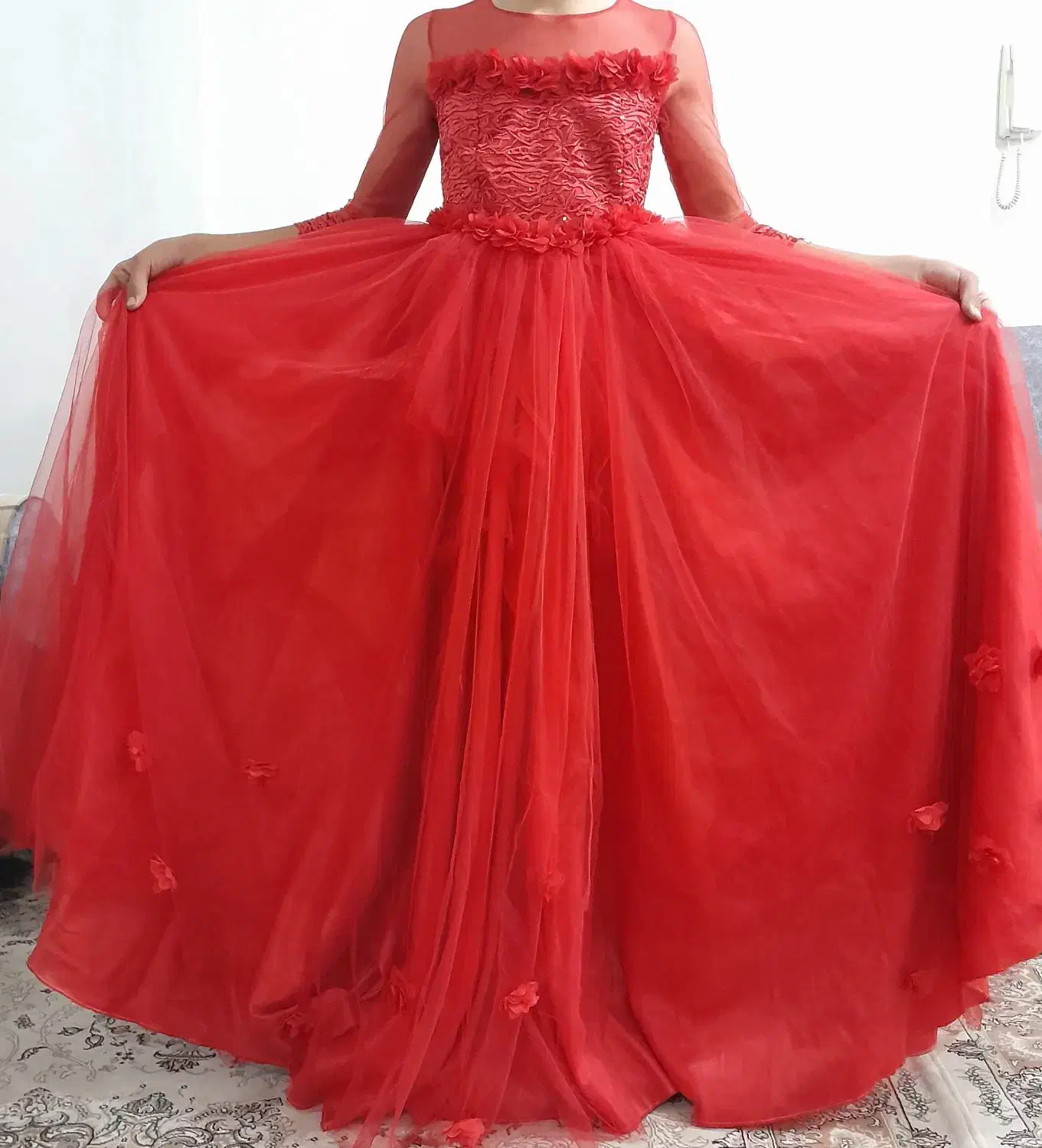 لباس حناعروس همراه کفش|لباس|خوی, |دیوار