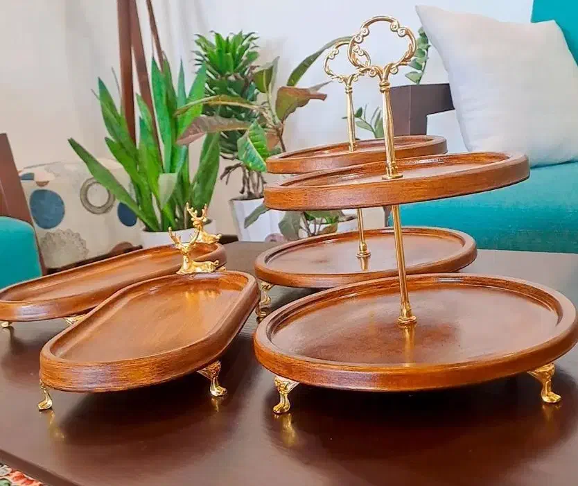 بیضی و دو طبقه|ظروف سرو و پذیرایی|شهریار, شهرک شاهد|دیوار