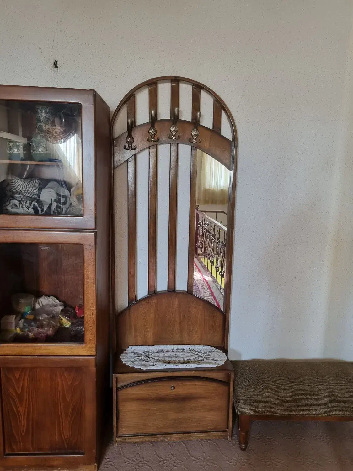 جا کفشی و جالباسی چوبی|جاکفشی، کمد، دراور|بابل, |دیوار