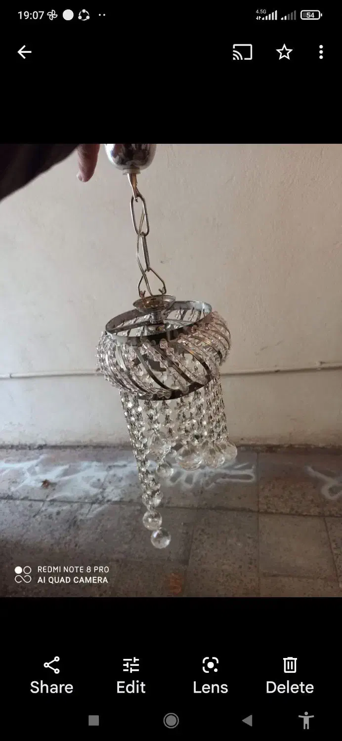 لوستر کریستال|لوستر و چراغ آویز|ارومیه, |دیوار