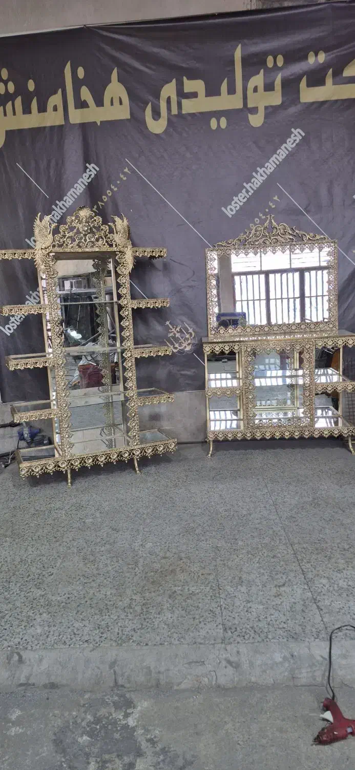 بوفه برنزی|بوفه، ویترین، کنسول|یزد, |دیوار