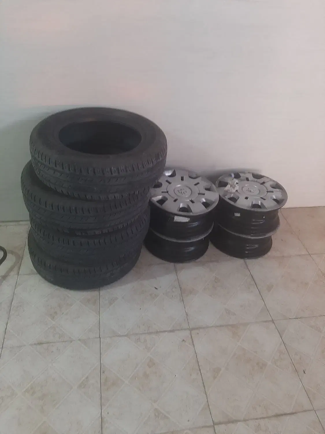 رینگ و لاستیک نو پژو ۱۴|قطعات یدکی و لوازم جانبی|شوشتر, |دیوار