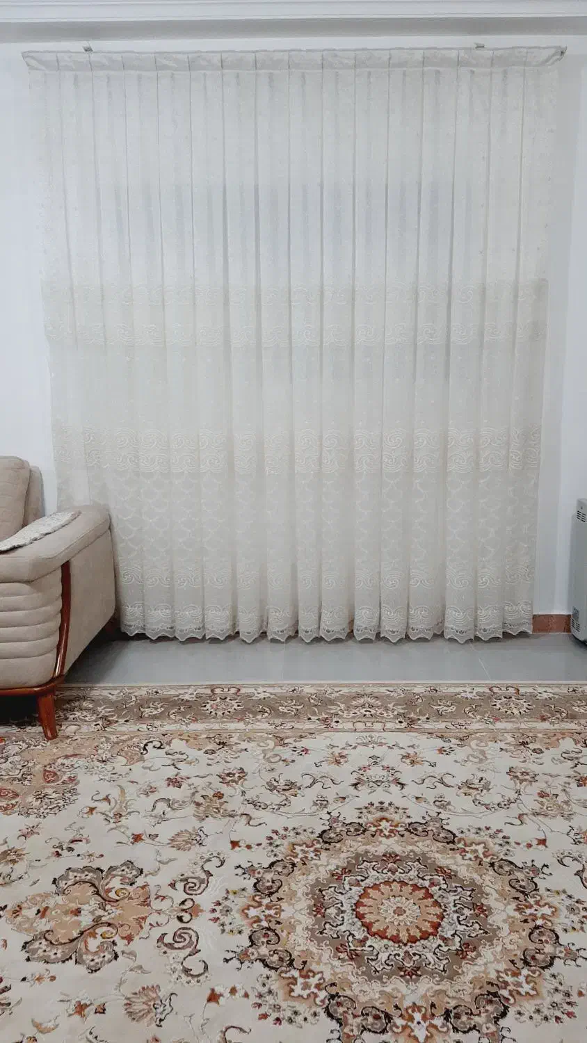 ۲عددپرده پذیرایی|پرده، رانر، رومیزی|آمل, |دیوار