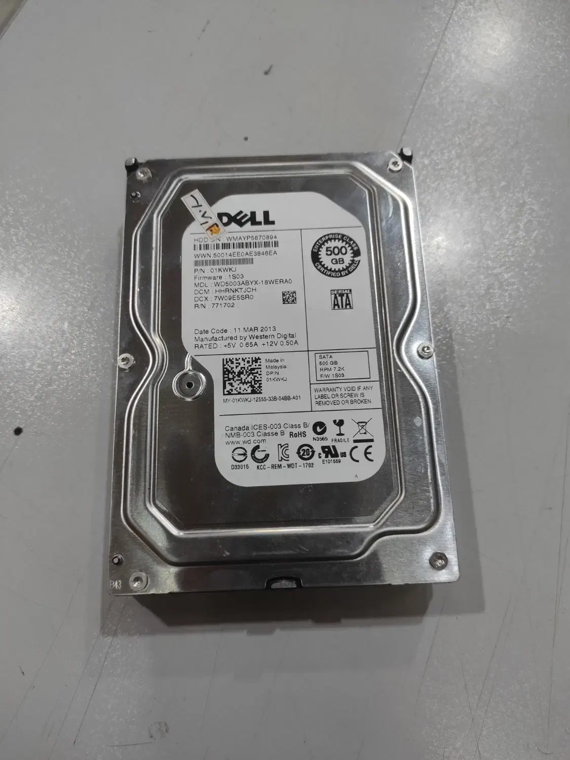 هارد 500اینترنال|قطعات و لوازم جانبی رایانه|اصفهان, رکن الدوله شرقی|دیوار