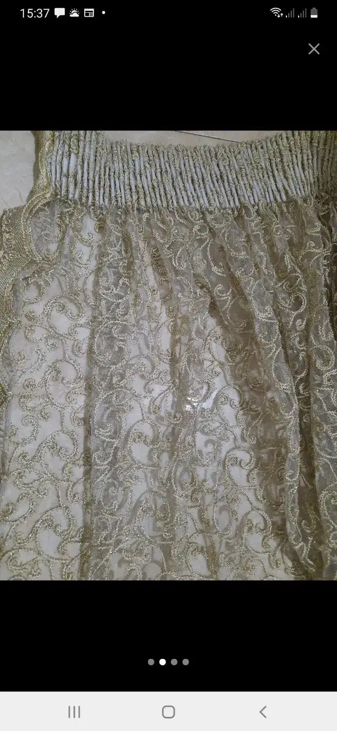 پرده طلایی پذیرایی|پرده، رانر، رومیزی|چالوس, |دیوار