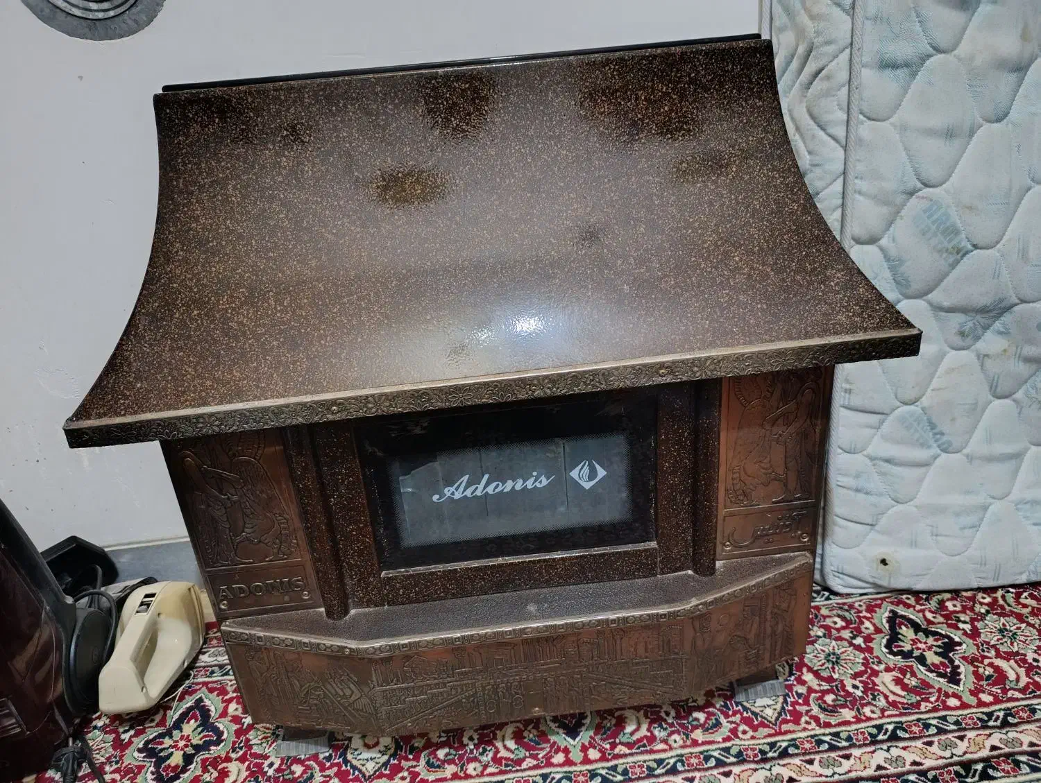 بخاری طرح شومینه|بخاری، هیتر، شومینه|شیراز, کوشک میدان|دیوار