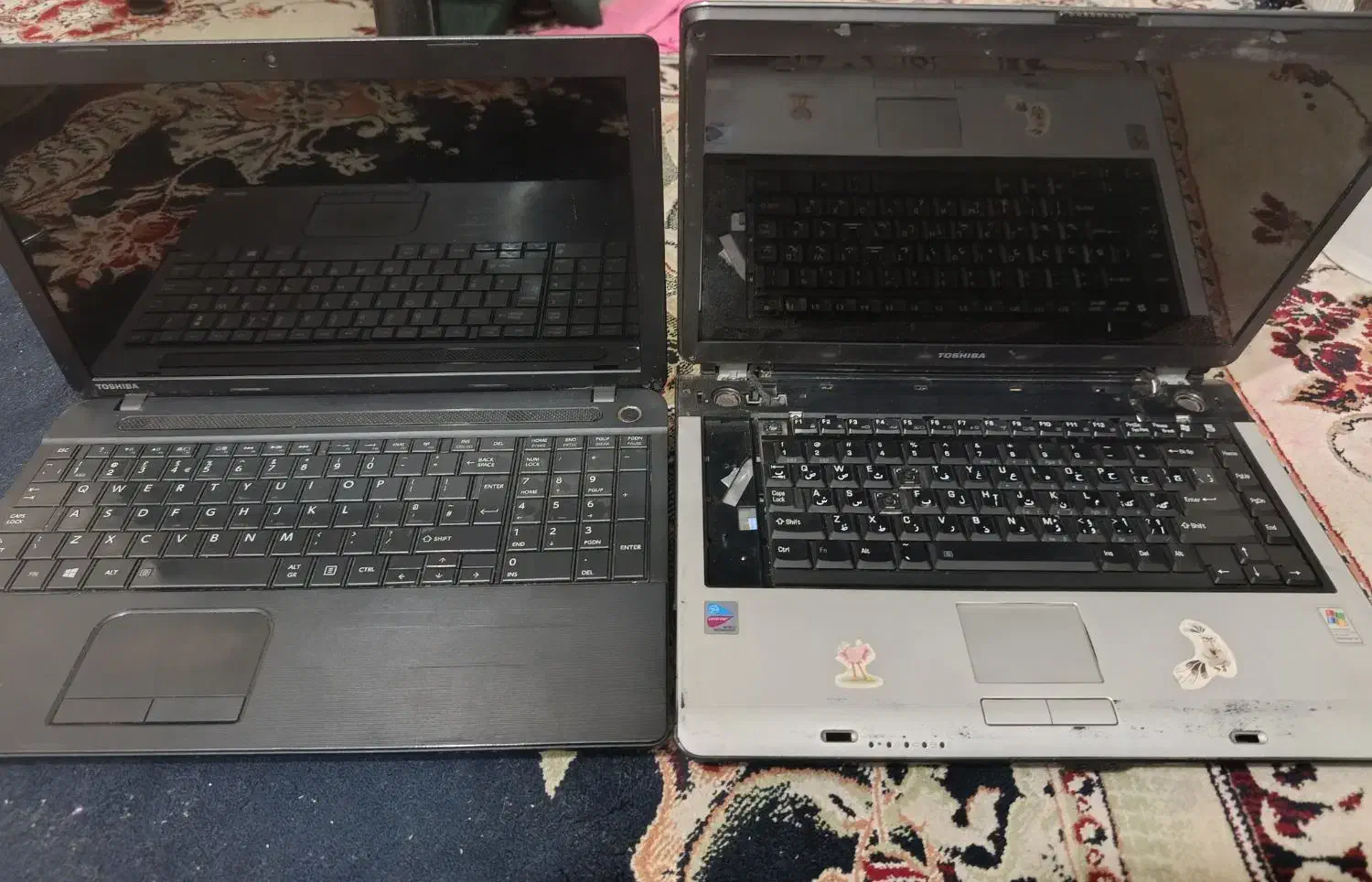 دو عدد لبتاب توشیبا|رایانه همراه|اهواز, جانبازان|دیوار