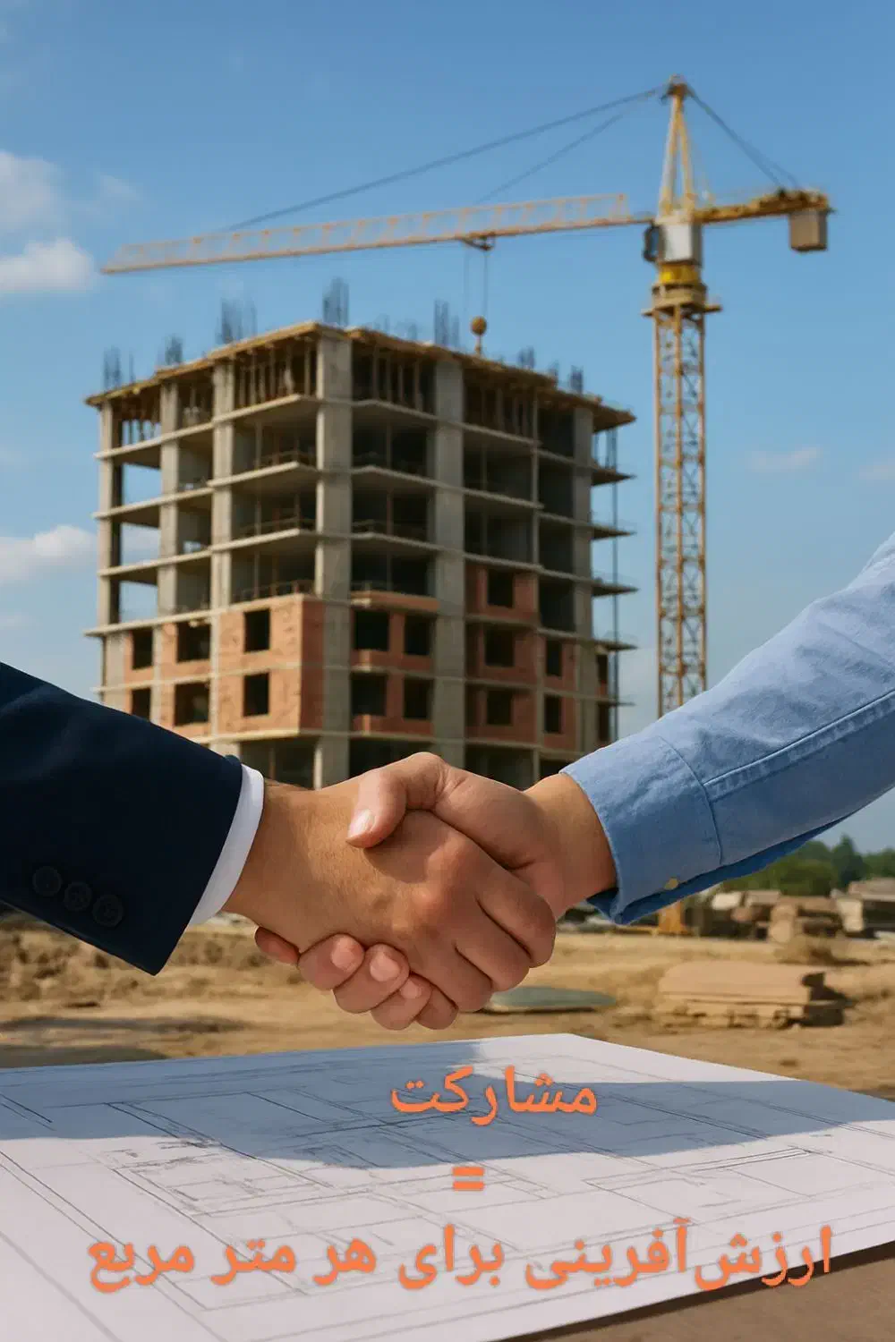 پروژه ساختمانی سودآور با تیم تخصصی مشارکت|مشارکت در ساخت املاک|قم, زنبیل آباد|دیوار