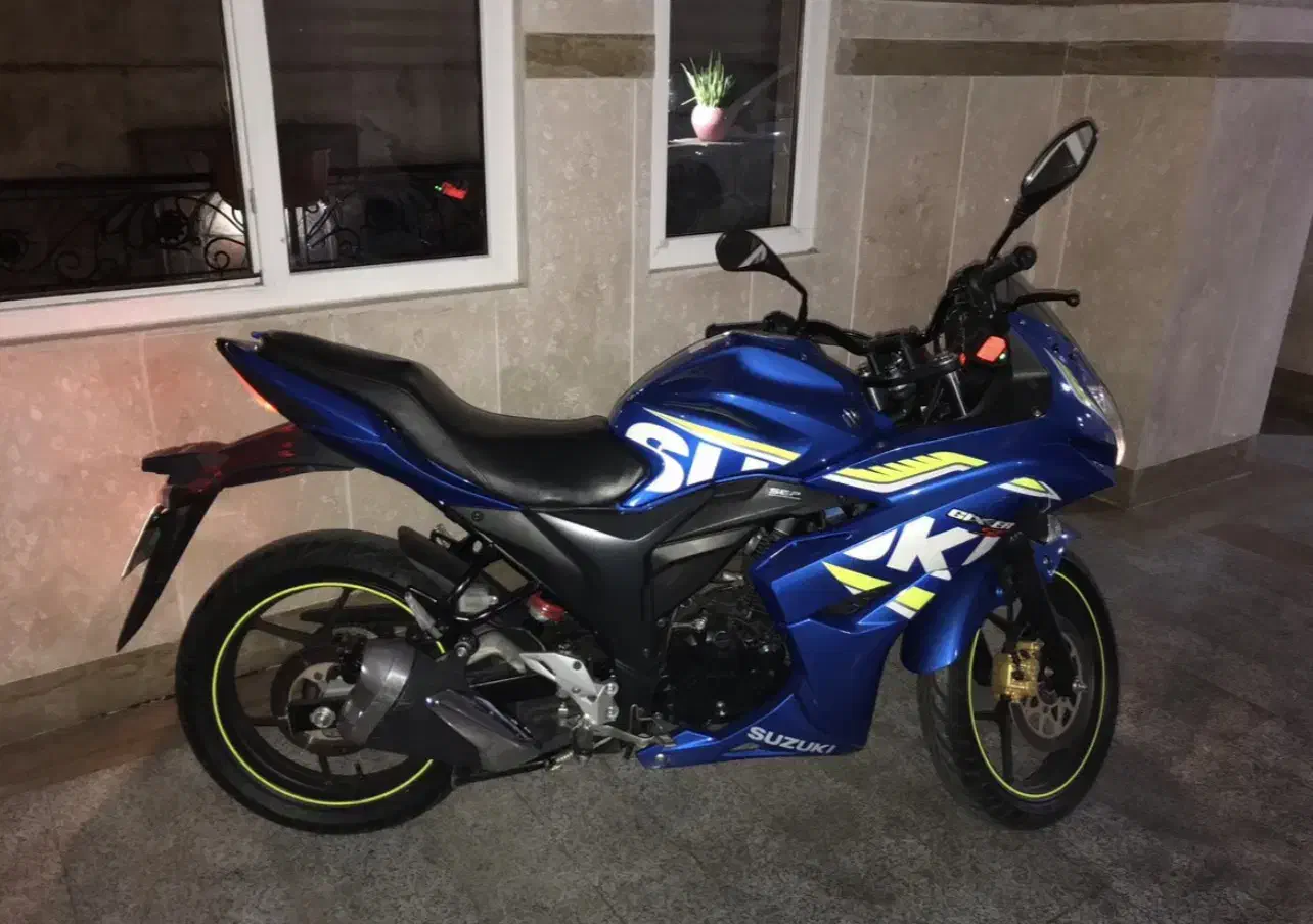 سوزوکی جیکسر 155 cc آبی|موتورسیکلت|تهران, قلهک|دیوار