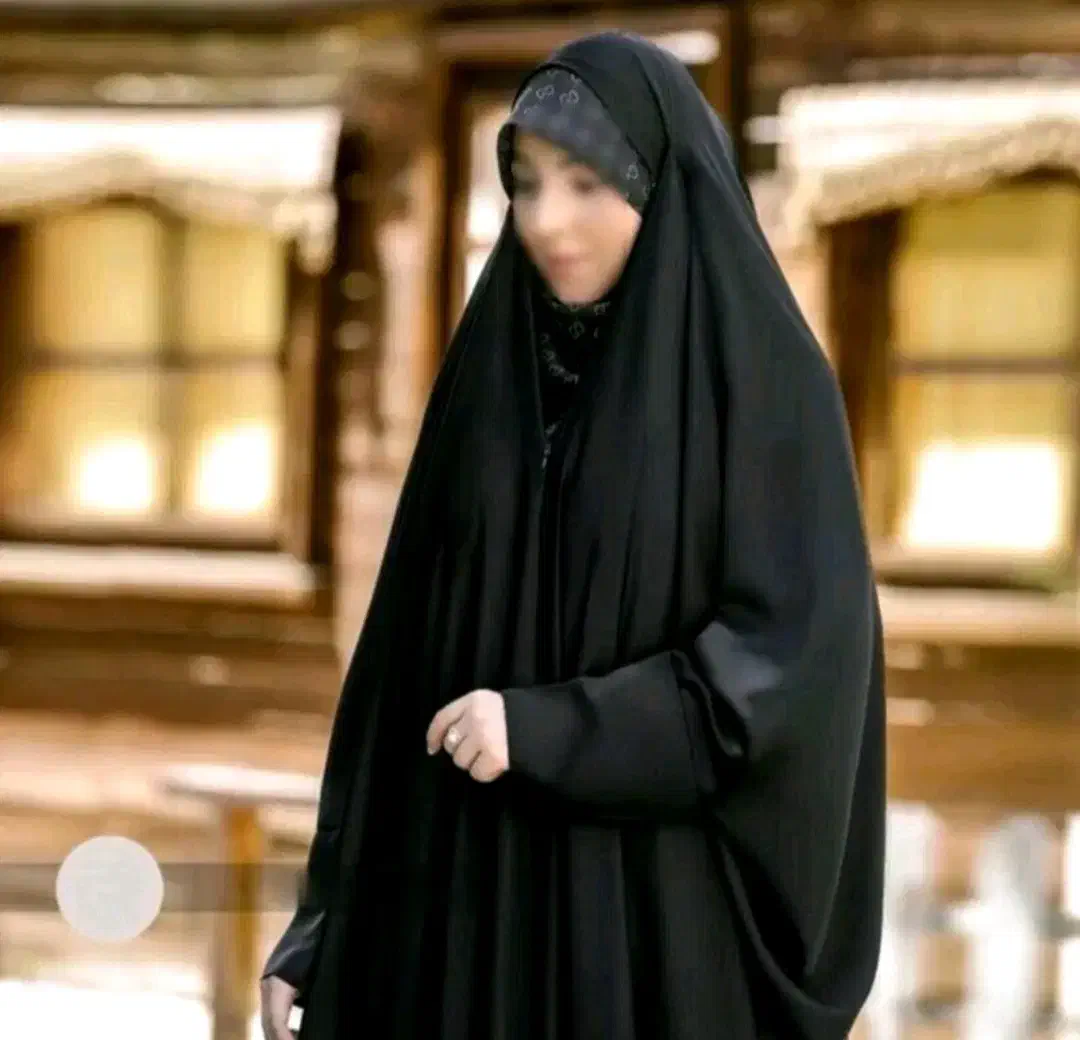 چادر مشکی مدل لبنانی درحد نو|لباس|ورامین, خیر آباد|دیوار