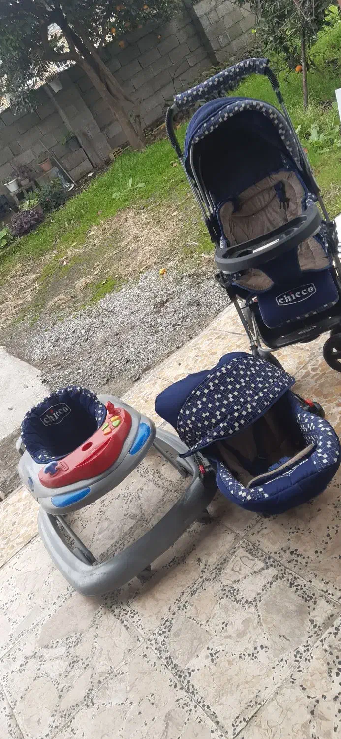 کالسکه تاشو،روروئک،کریر مارک چیکو|کالسکه و لوازم جانبی|تالش, هشتپر|دیوار