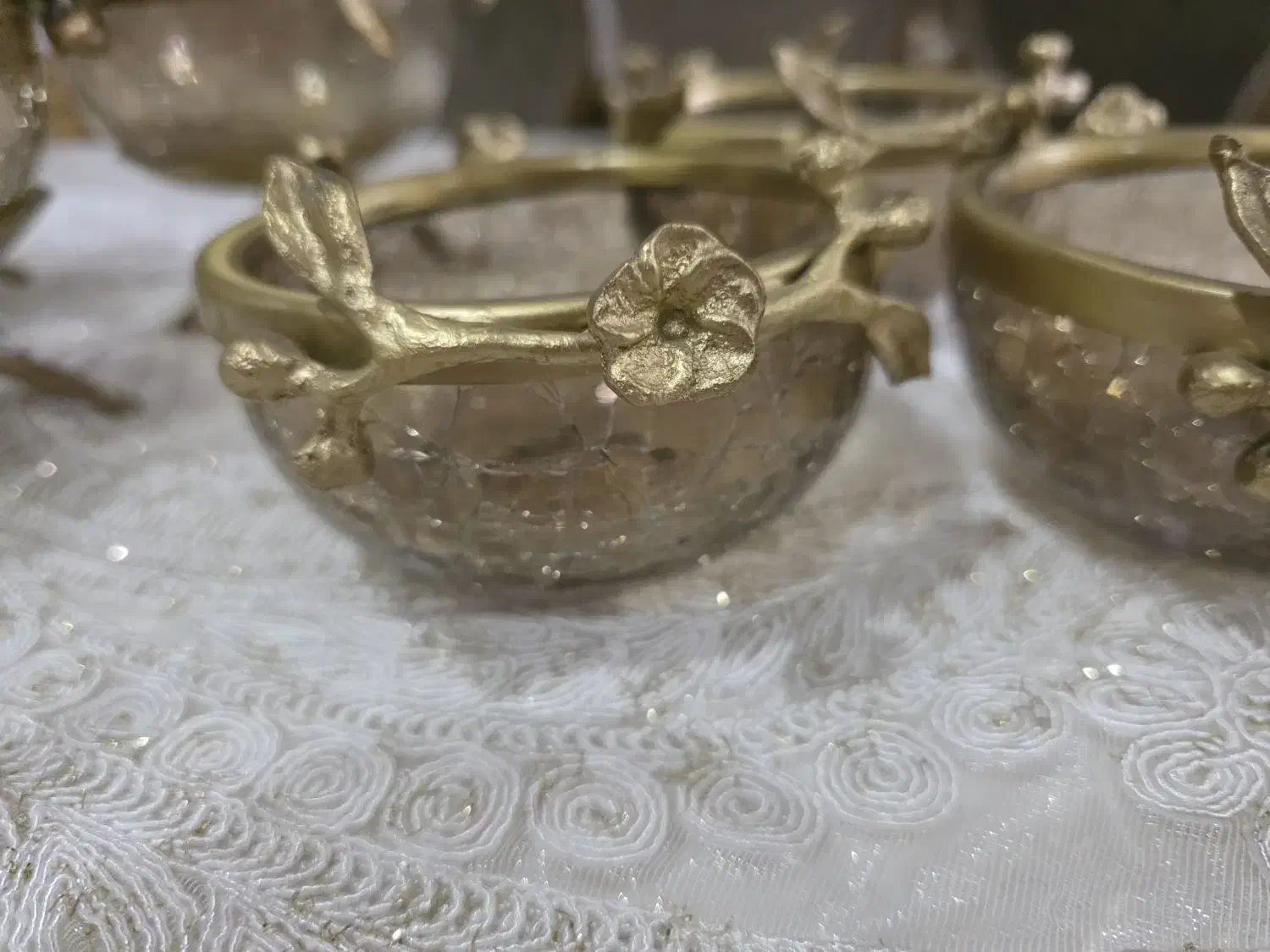 دست پیاله، برنجی،گل لادن|ظروف سرو و پذیرایی|اسلامشهر, شهرک مهدیه|دیوار