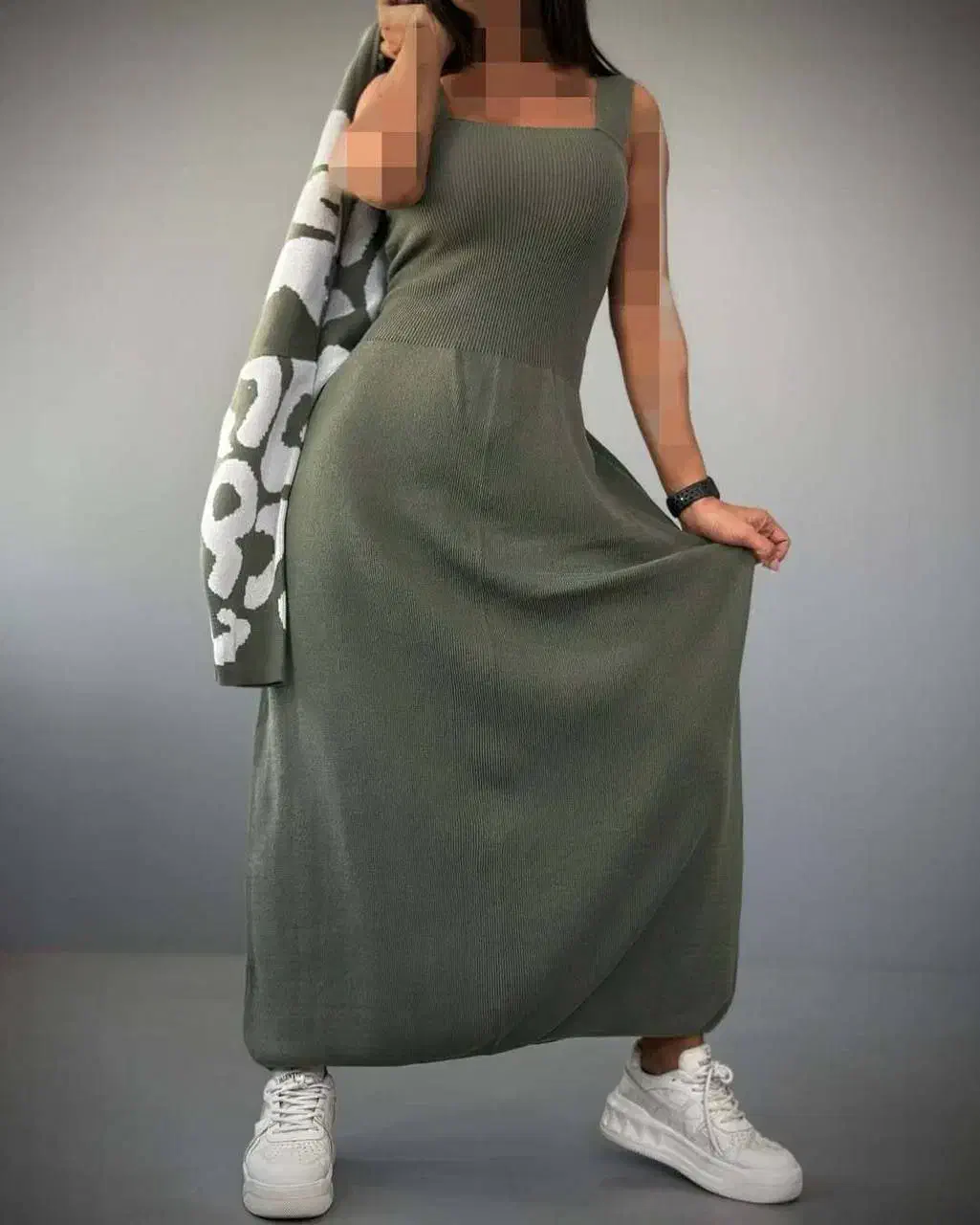 ست سارافون بلوز بافت 955 بازار بالای 1200هستن|لباس|شوش, |دیوار