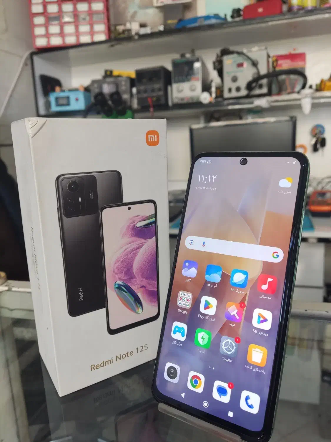 NOTE 12sحافظه256گیگ پلمپ باضمانت|موبایل|مشکین‌دشت, |دیوار