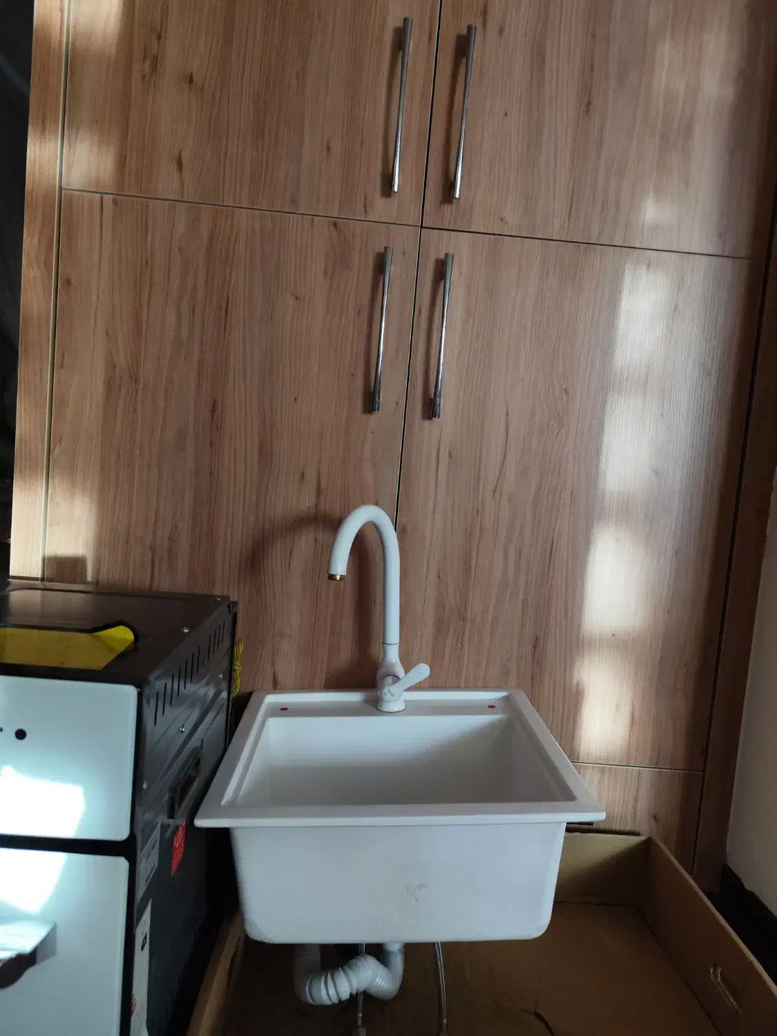 فربرقی توکار وسینک سفید صفرکار|اجاق گاز و لوازم برقی پخت‌وپز|کرمان, |دیوار