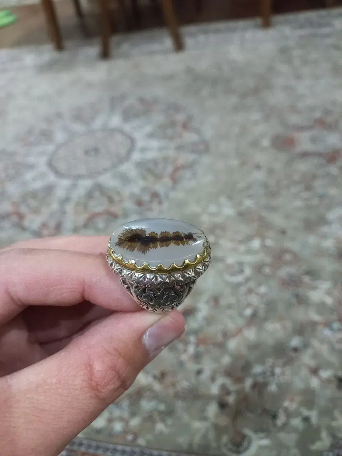 دستبند و انگشتر نقره کار دست|جواهرات|تهران, ارامنه|دیوار