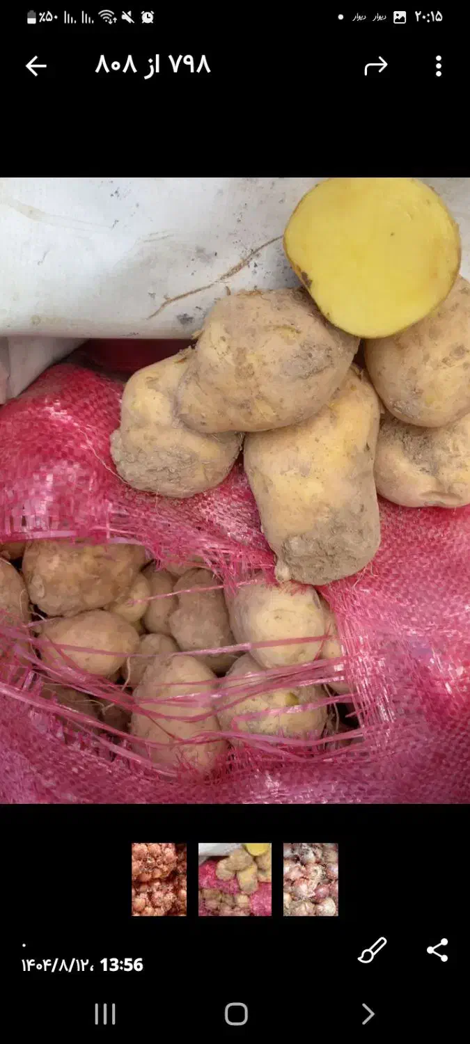 سیب زمینی مغز زرد بسطام|خوردنی و آشامیدنی|بسطام, |دیوار