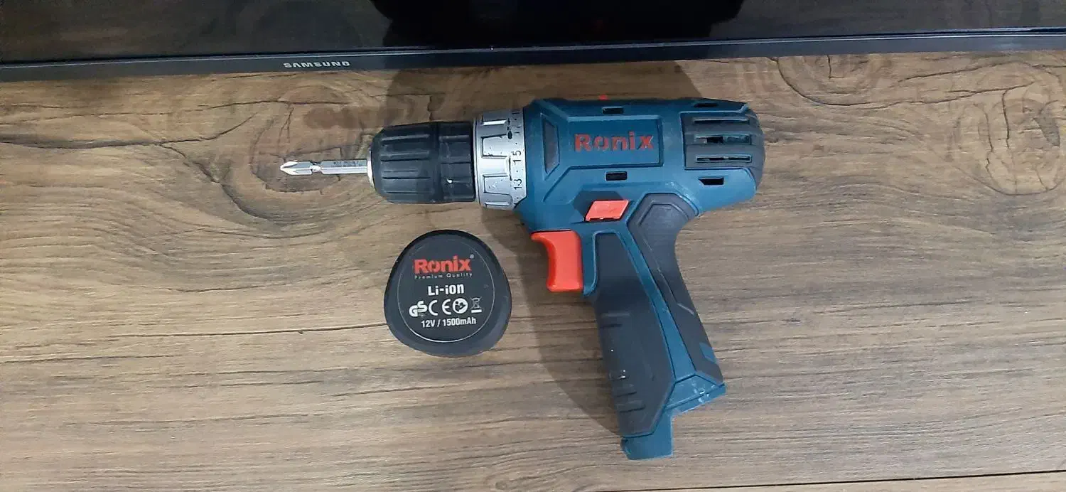 دریل شارژی رونیکس۸۶۱۲بدون تعمیر|ابزارآلات|زنجان, |دیوار