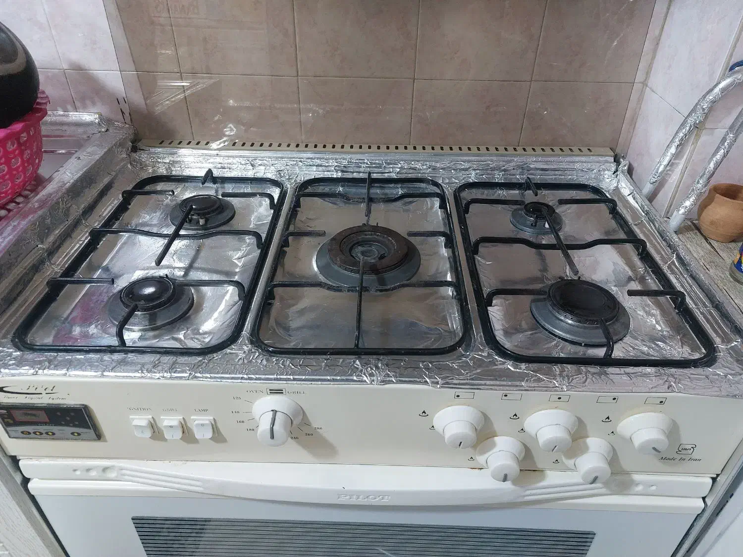 گاز فر|اجاق گاز و لوازم برقی پخت‌وپز|پرند, فاز ۲|دیوار