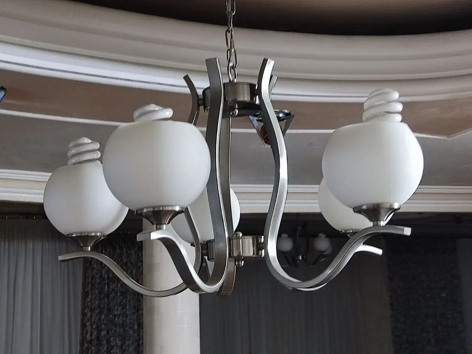 لوستر 5شاخه|لوستر و چراغ آویز|بجنورد, |دیوار