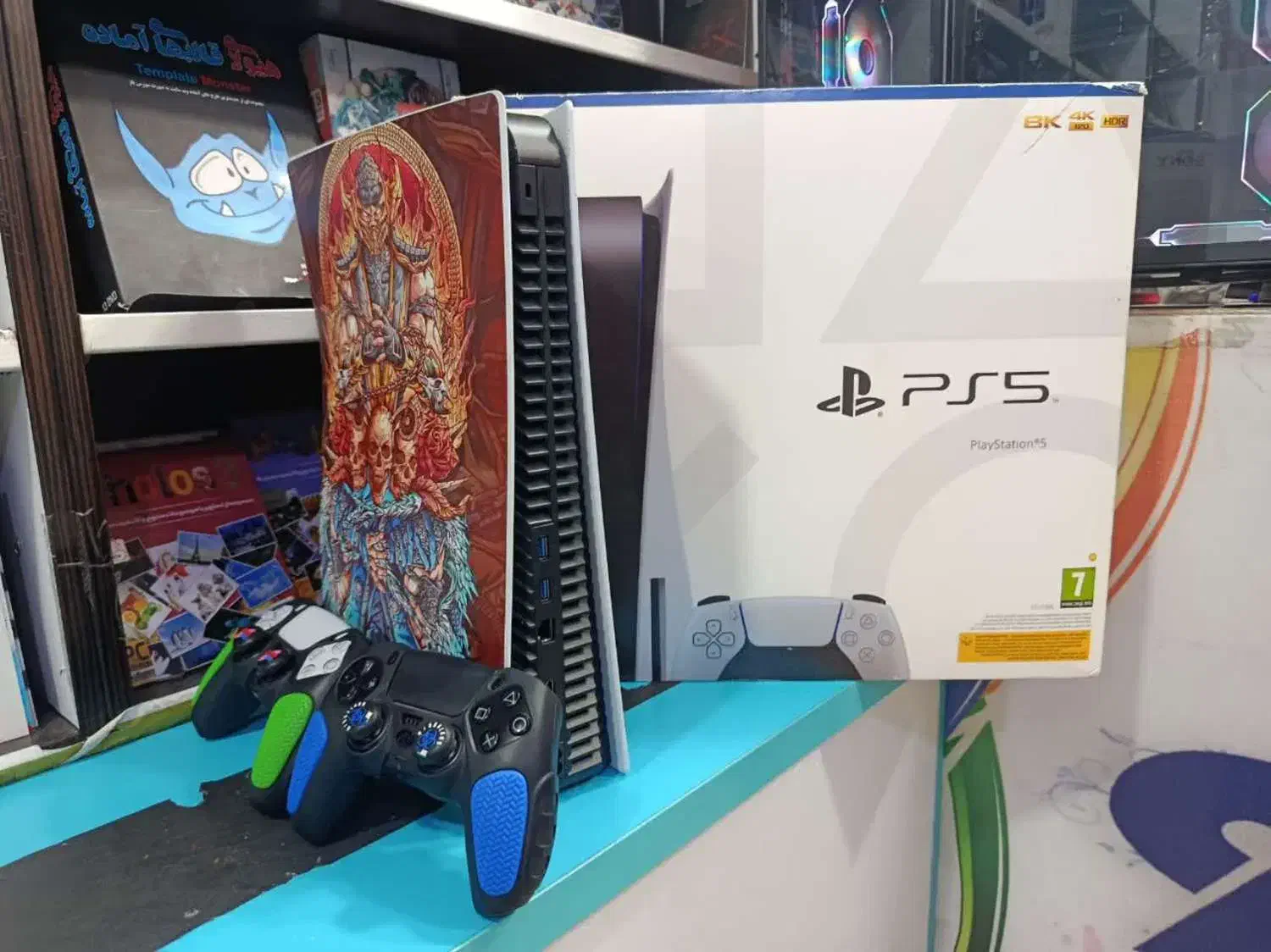 کنسول دیسک خور آنلاین درحدنو PS5 FAT 1TRA|کنسول، بازی ویدئویی و آنلاین|قم, ارم|دیوار