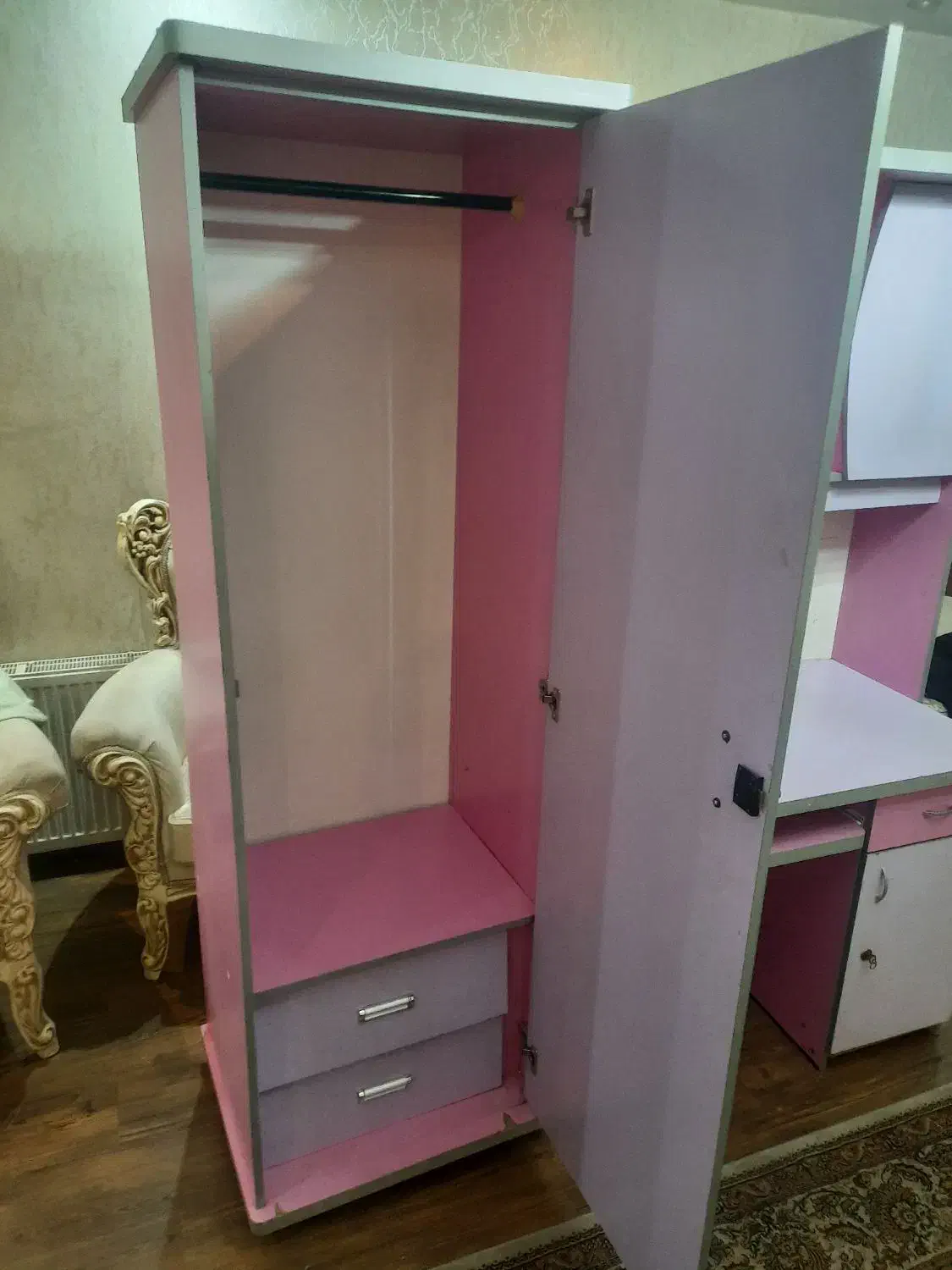 کمد و جا کتابی نوجوان|کتابخانه، شلف، قفسههای دیواری|کرج, کرج نو|دیوار