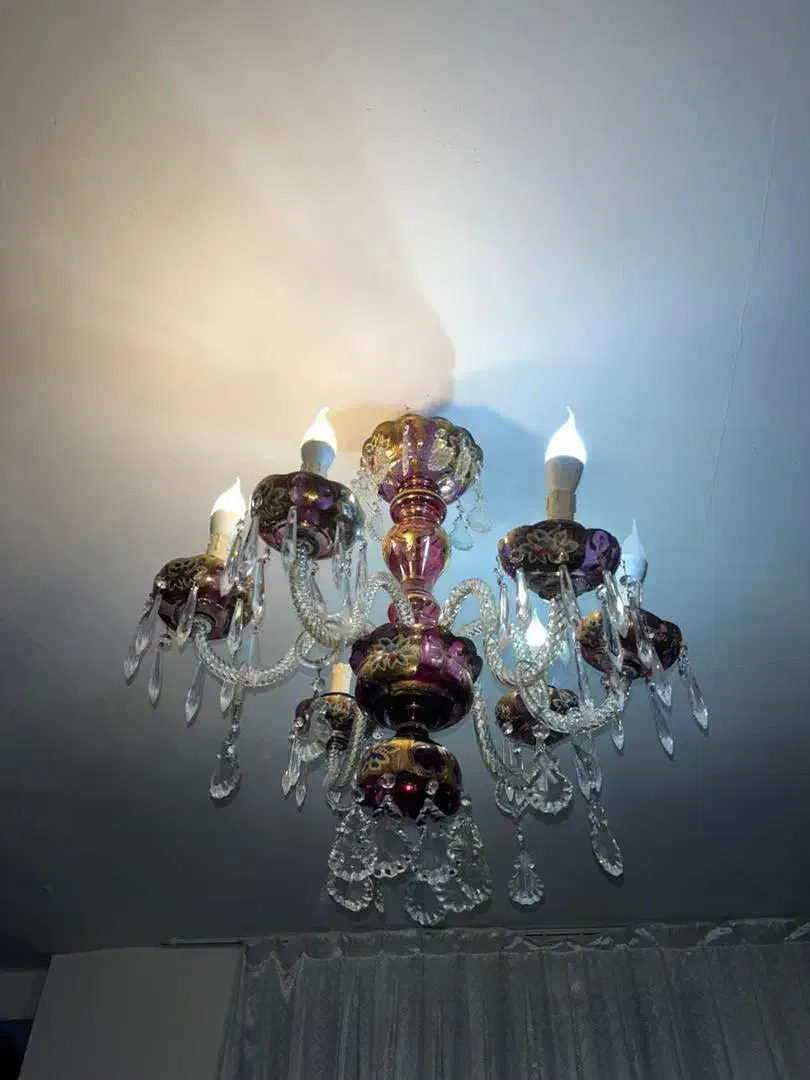 یک جفت لوستر آنتیک|لوستر و چراغ آویز|کرمانشاه, |دیوار