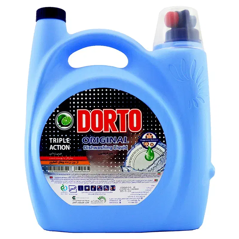 مایع ظرفشویی ۴ لیتری دورتو|مواد شوینده و دستمال کاغذی|ایلام, |دیوار