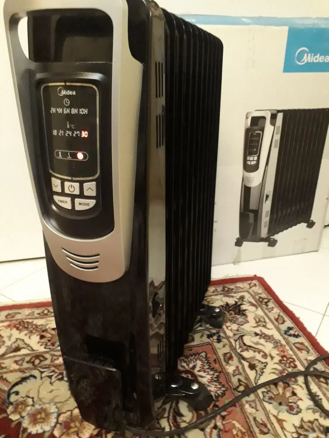 شوفاژ بخاری هیتر برقی midea|بخاری، هیتر، شومینه|تهران, مرزداران|دیوار