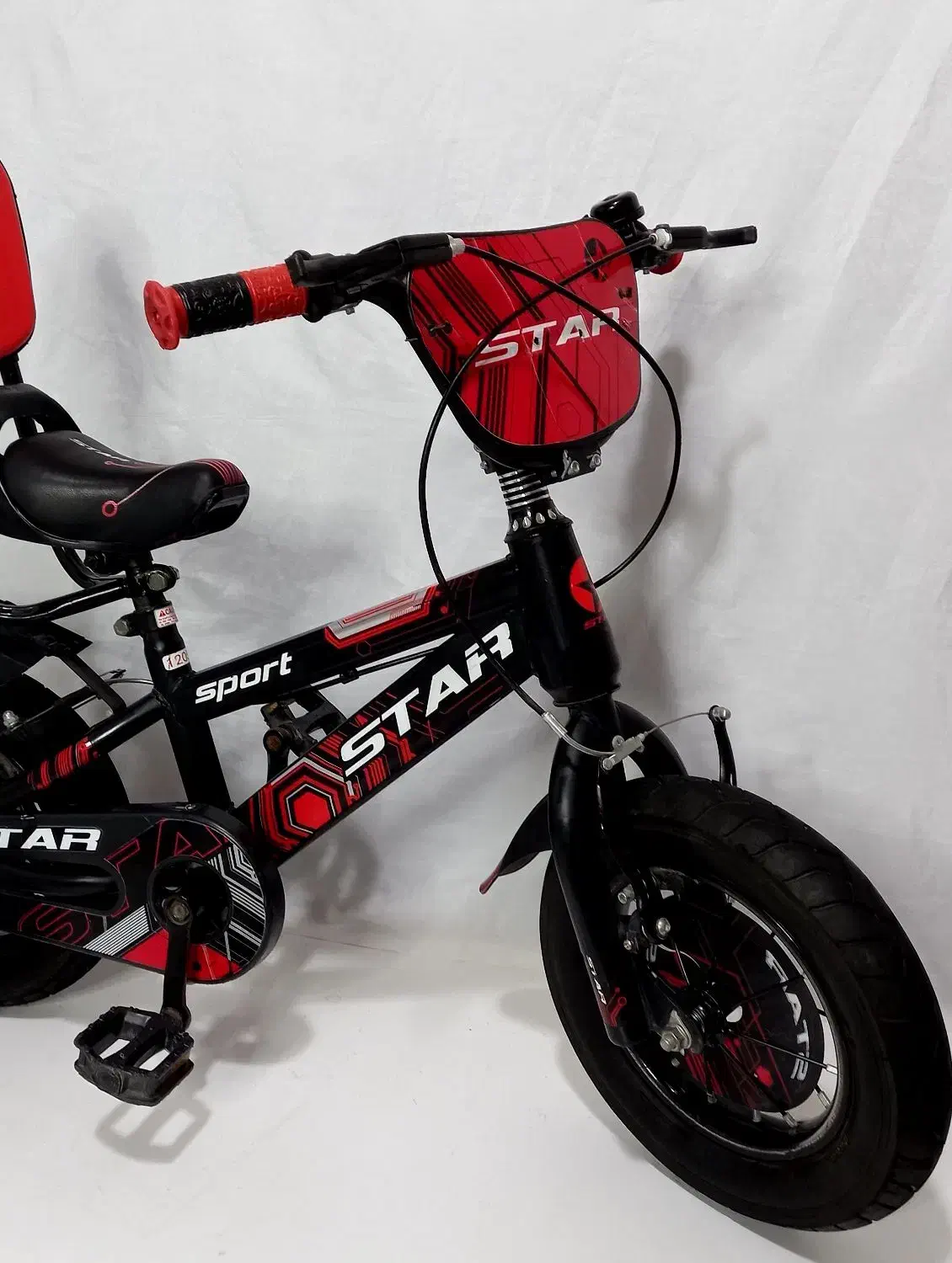 دوچرخه لاستیک پهن ساحلی سایز۱۲ مناسب کادو|دوچرخه، اسکیت، اسکوتر|پرند, فاز ۲|دیوار