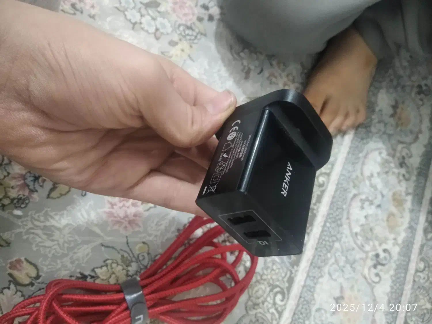 شارژر آیفون ANKER اصلی 3 متری|لوازم جانبی موبایل و تبلت|قم, چهل درخت‎|دیوار