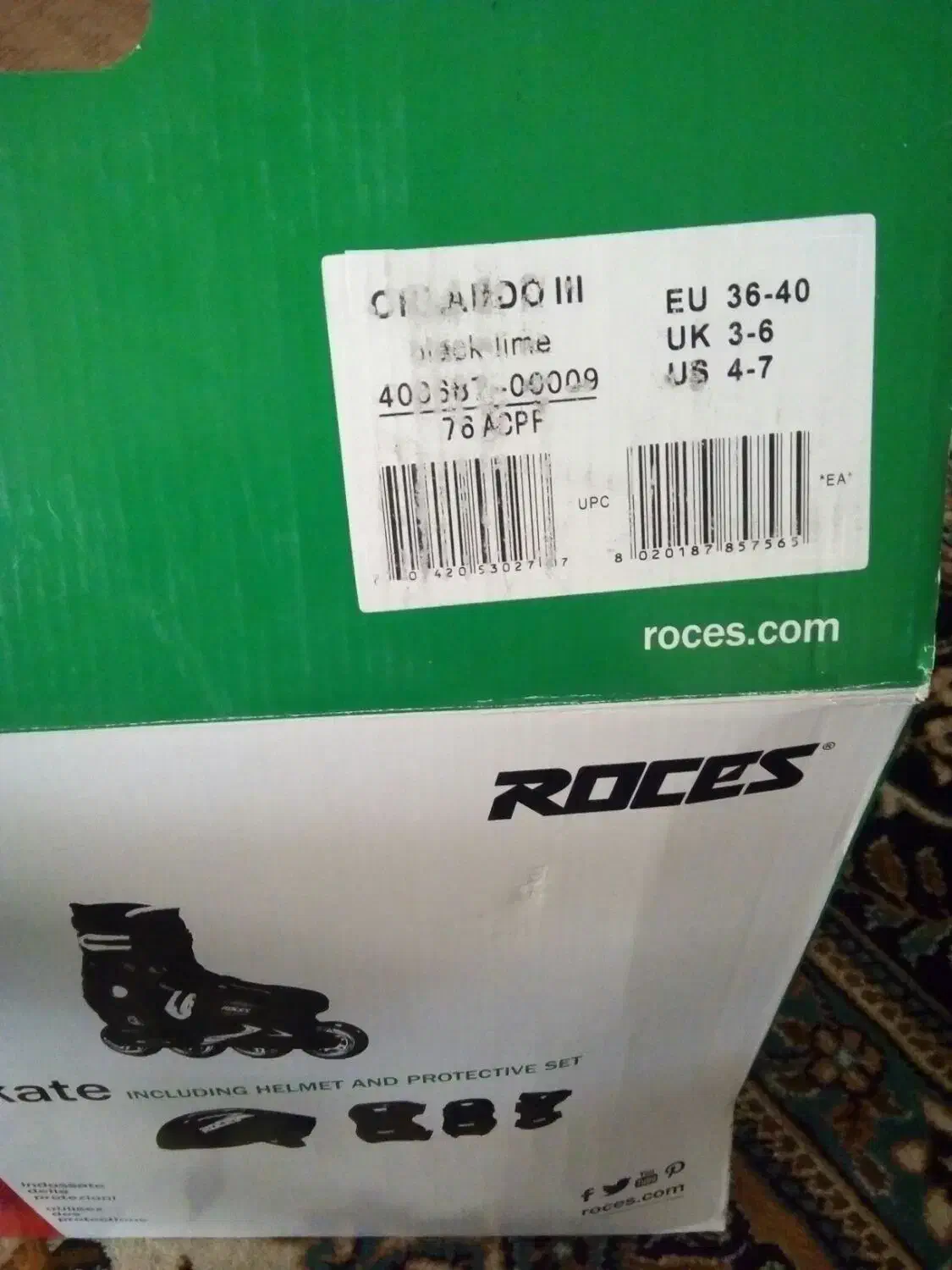 اسکیت سایز ۳۶-۴۰|دوچرخه، اسکیت، اسکوتر|قم, باجک سه|دیوار