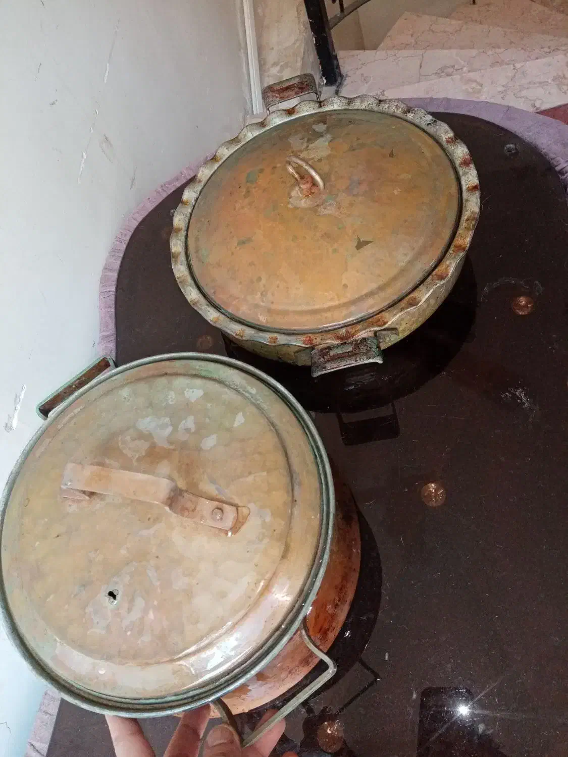 قابله مسی قدیمی و عتیقه|کلکسیون اشیاء عتیقه|مشهد, نیروی هوایی|دیوار