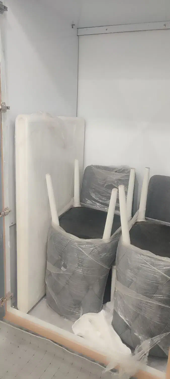 نهار خوری بسیار شیک 4نفره|میز و صندلی غذاخوری|رومشکان, |دیوار