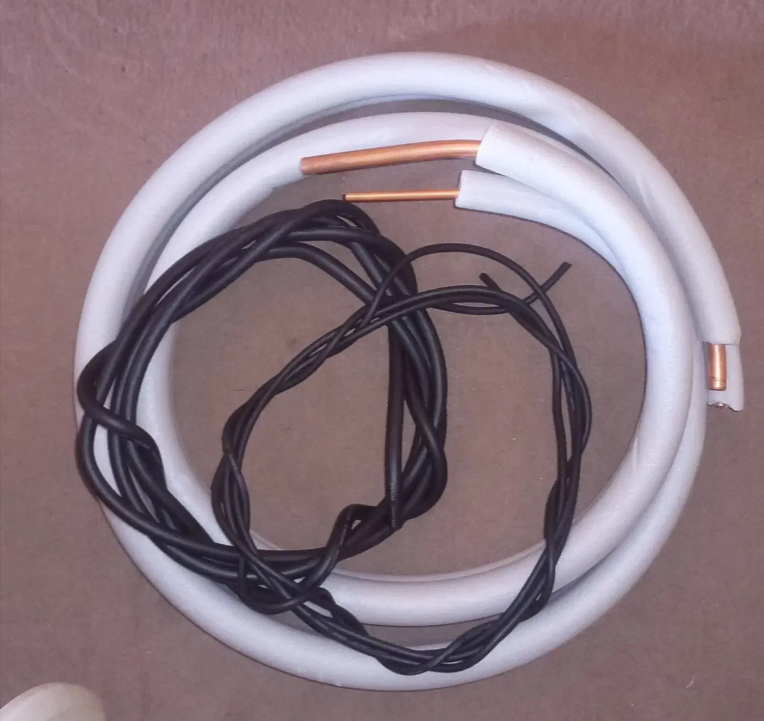 لوله مسی و کابل مخصوص اسپیلت|کولر گازی و فن‌کوئل|رشت, دیلمان|دیوار