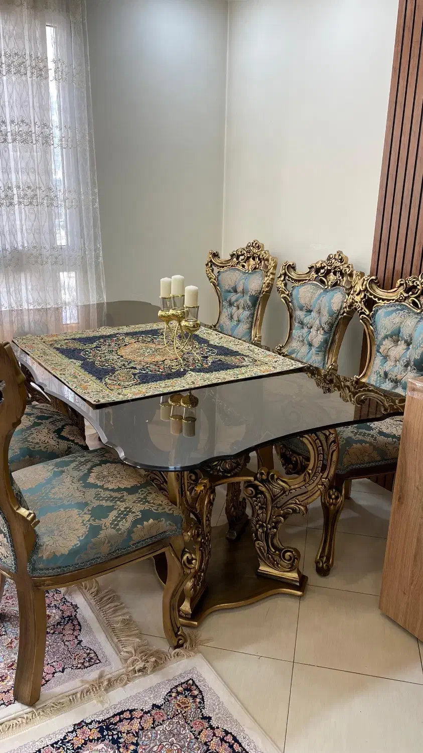 میز غذاخوری ۸ نفره در حد نو|میز و صندلی غذاخوری|تهران, آبشار تهران (دریاچه)|دیوار