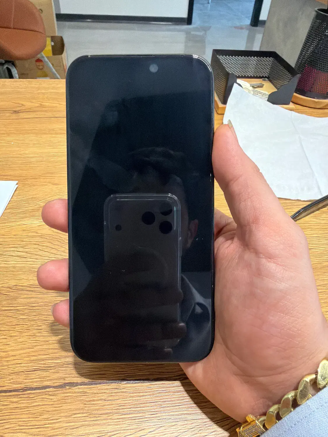 فروش ۱۶ پرومکس مشکی شرکتی|موبایل|بوشهر, |دیوار