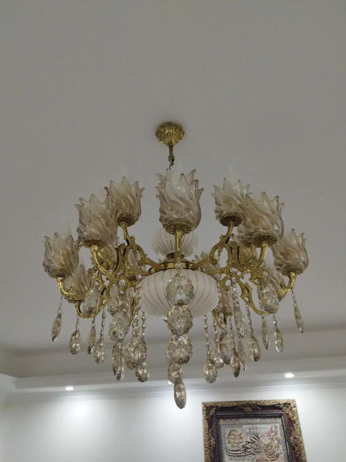 لوستر|لوستر و چراغ آویز|تهران, شمشیری|دیوار