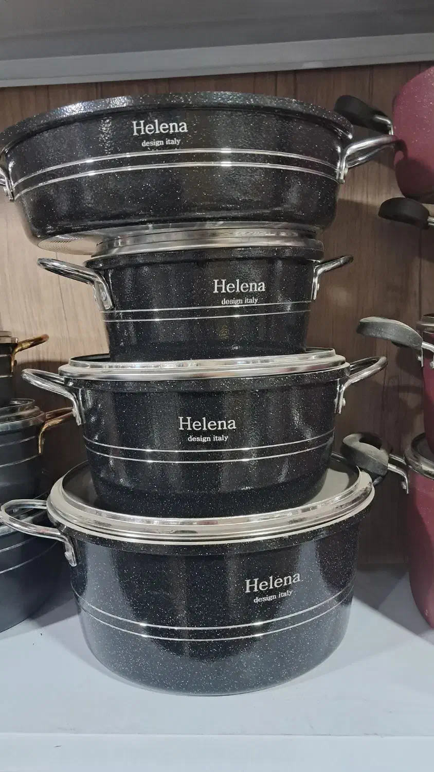 سرویس قابلمه ۷پارچه گرانیت فورچ هلنا|ظروف پخت‌وپز|هشتگرد, هشتگرد قدیم|دیوار