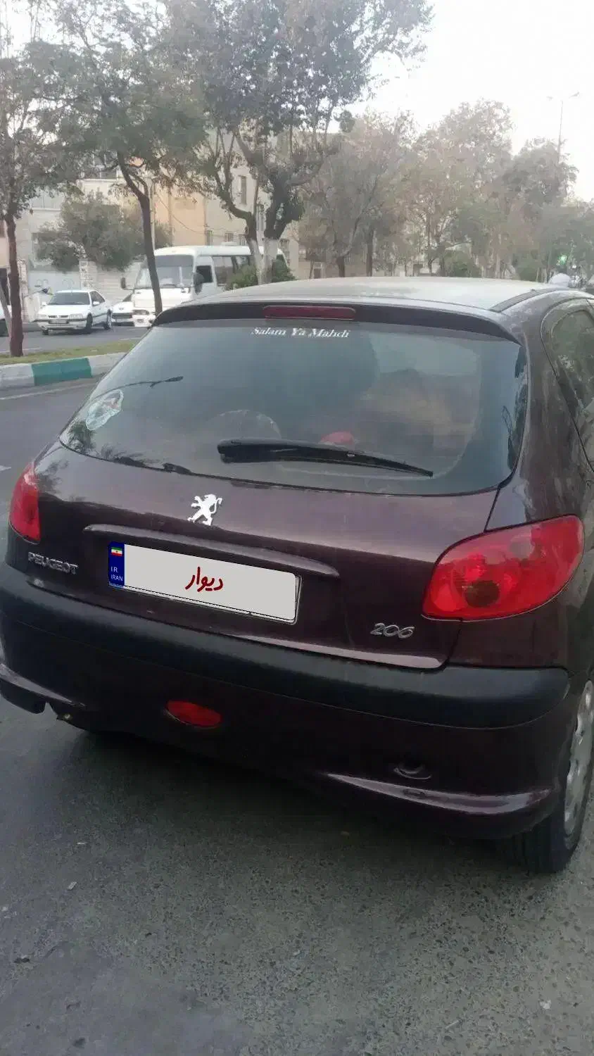 ۲۰۶ بی رنگ|خودرو سواری و وانت|تهران, حکیمیه|دیوار