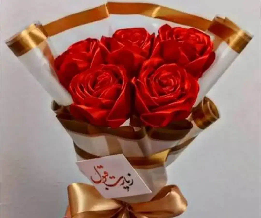 گل با روبان|گل مصنوعی|اردبیل, |دیوار