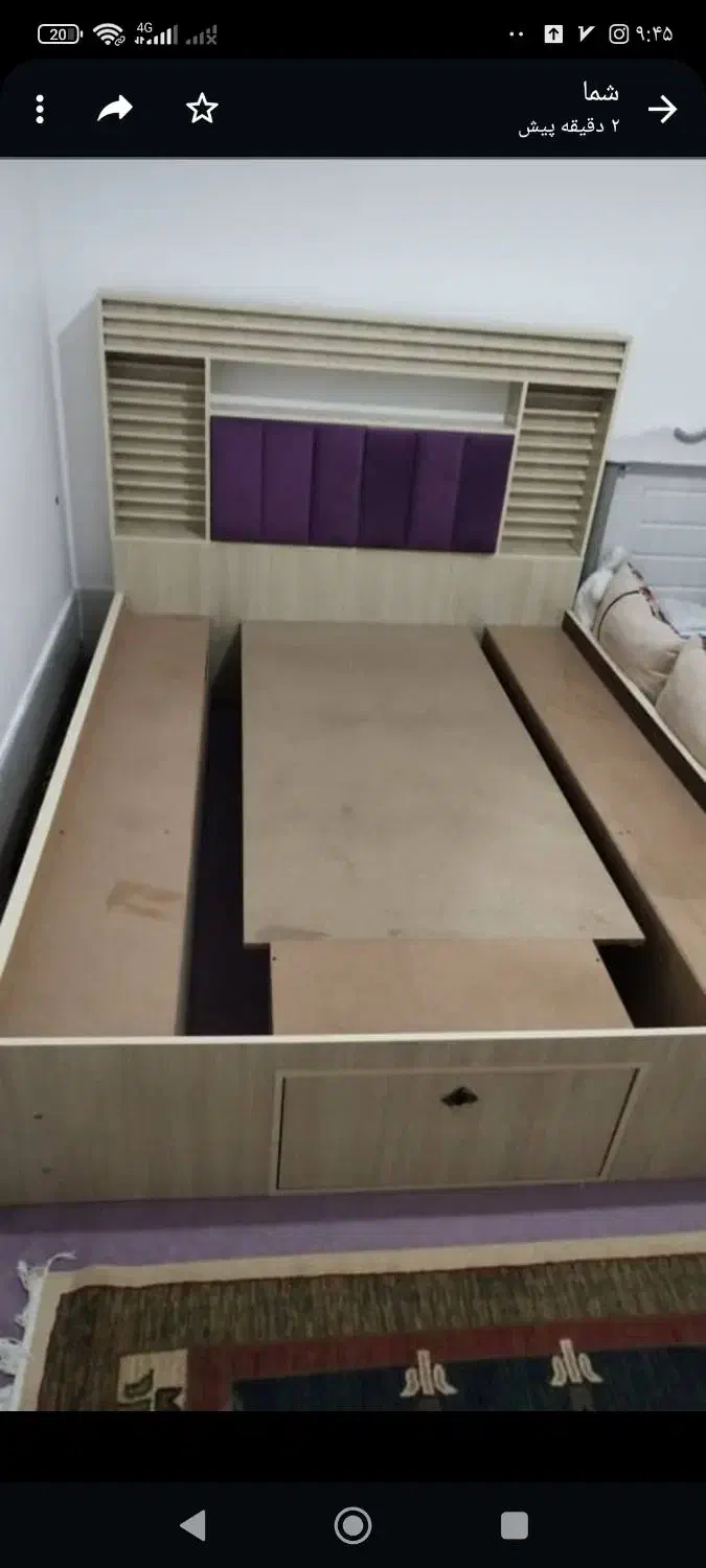 فروش سرویس خواب در حد نو|تخت و سرویس خواب|شیراز, میانرود|دیوار