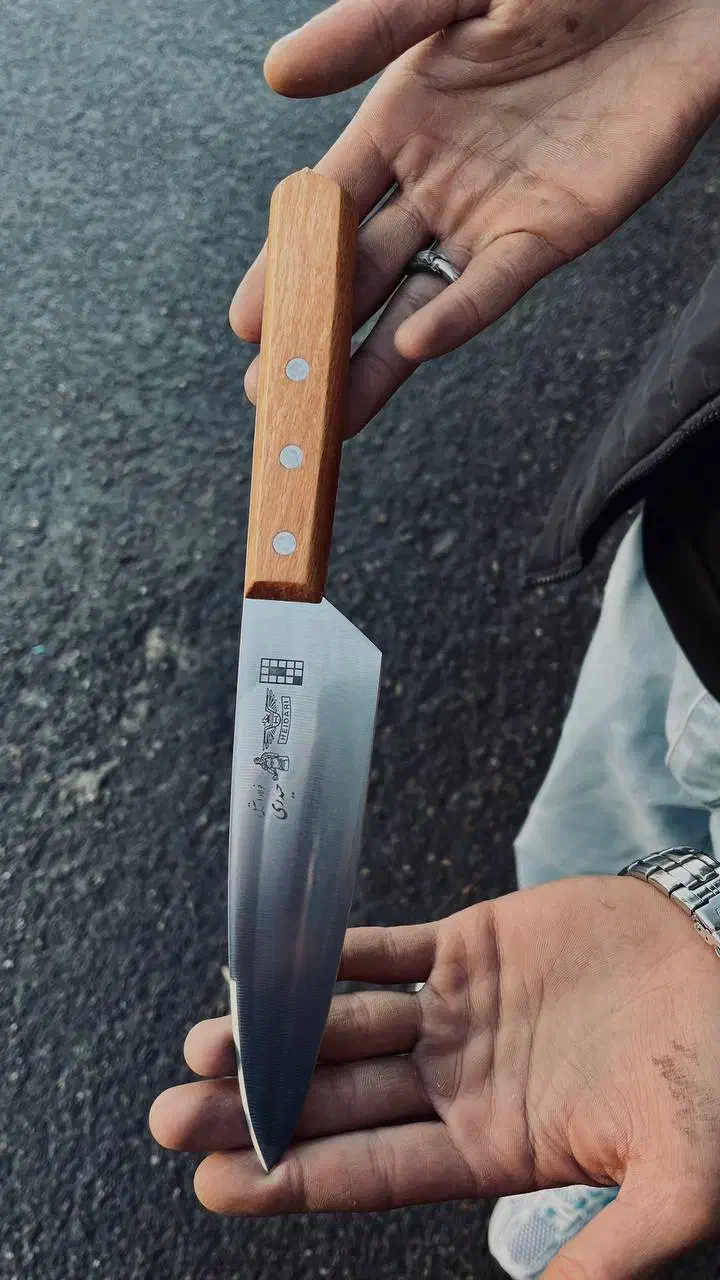 چاقوآشپزخانه حیدری|ظروف پخت‌وپز|خرمدره, |دیوار