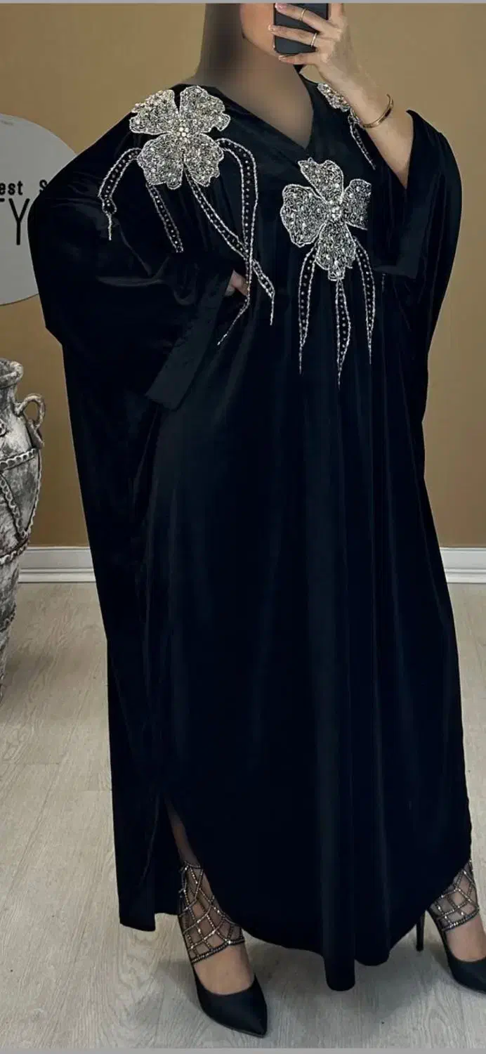 مانتو عبایی جواهردوزی و کاردست|لباس|تهران, جوادیه|دیوار