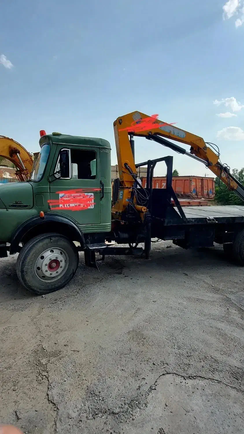 جرثقیل ۹۱۱ کارت سند کامیون جرثقیلدار ۶۲|خودرو سنگین|اسلام‌شهر, شهرک مهدیه|دیوار