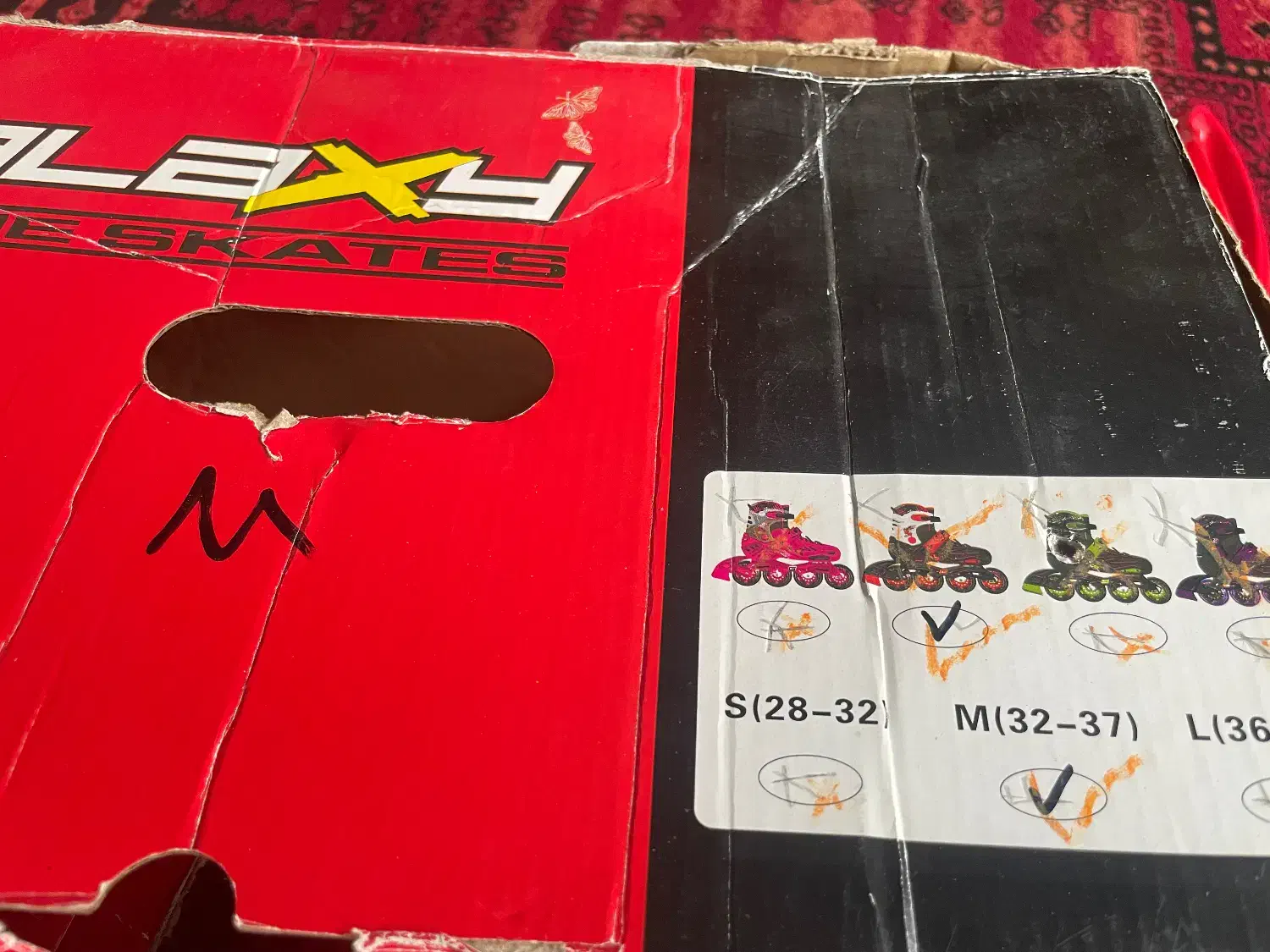 اسکیت نو سایز ۳۷|دوچرخه، اسکیت، اسکوتر|ساری, |دیوار