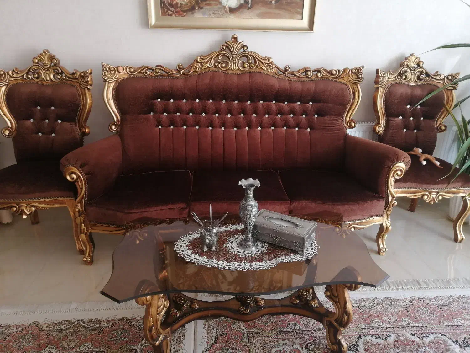 مبل سلطنتی|مبلمان خانگی و میز عسلی|مبارکه, |دیوار