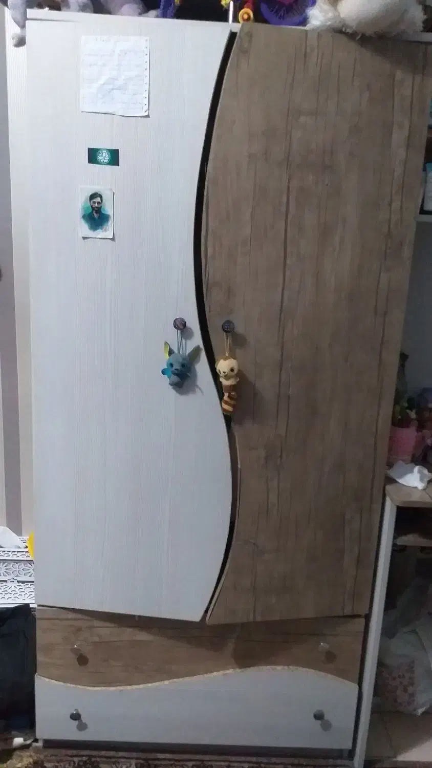 تخت وکمد نوجوان|تخت و سرویس خواب|مشکیندشت, |دیوار