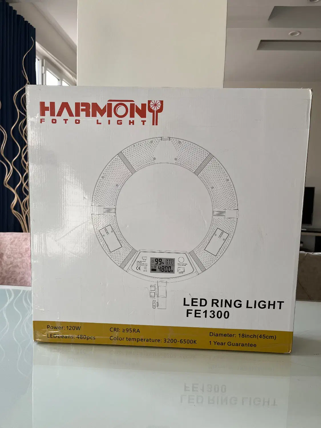 رینگ لایت ۱۲۰ وات هارمونی|دوربین عکاسی و فیلم‌برداری|کرج, فاز ۴ مهرشهر|دیوار