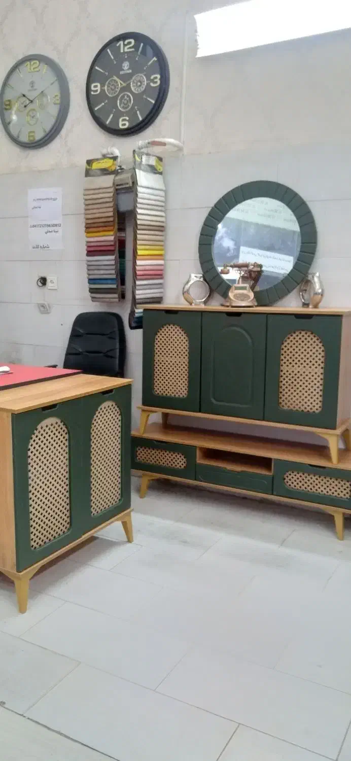 آینه.کنسول گنبدی|بوفه، ویترین، کنسول|کرج, ساسانی (قلمستان)|دیوار